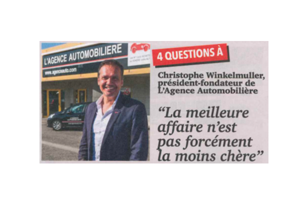 image actualite Agence Automobiliere,, L'interview de Christophe WINKELMULLER dans L'Automobile Magazine